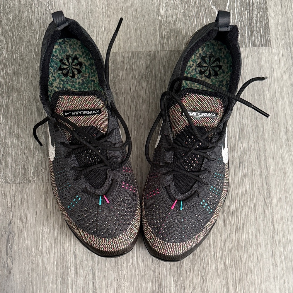 Nike Vapormax Flyknit Black with Multicolor Accents